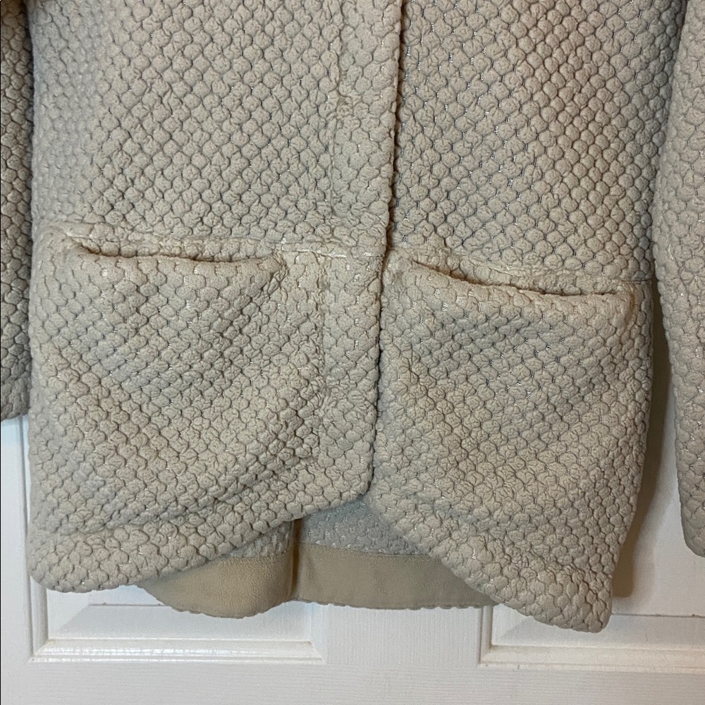 Columbia girls youth L quilted zip up neutral color - Picture 3 of 5